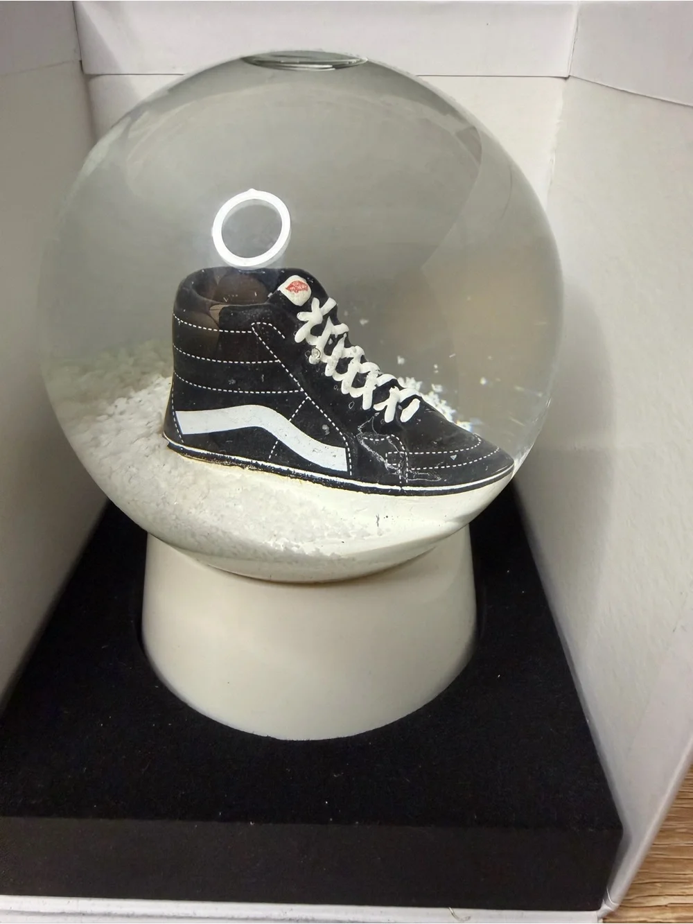 Vans Off The Wall Sk8-Hi Sneaker Limited Edition Snow Globe Promo Collectible